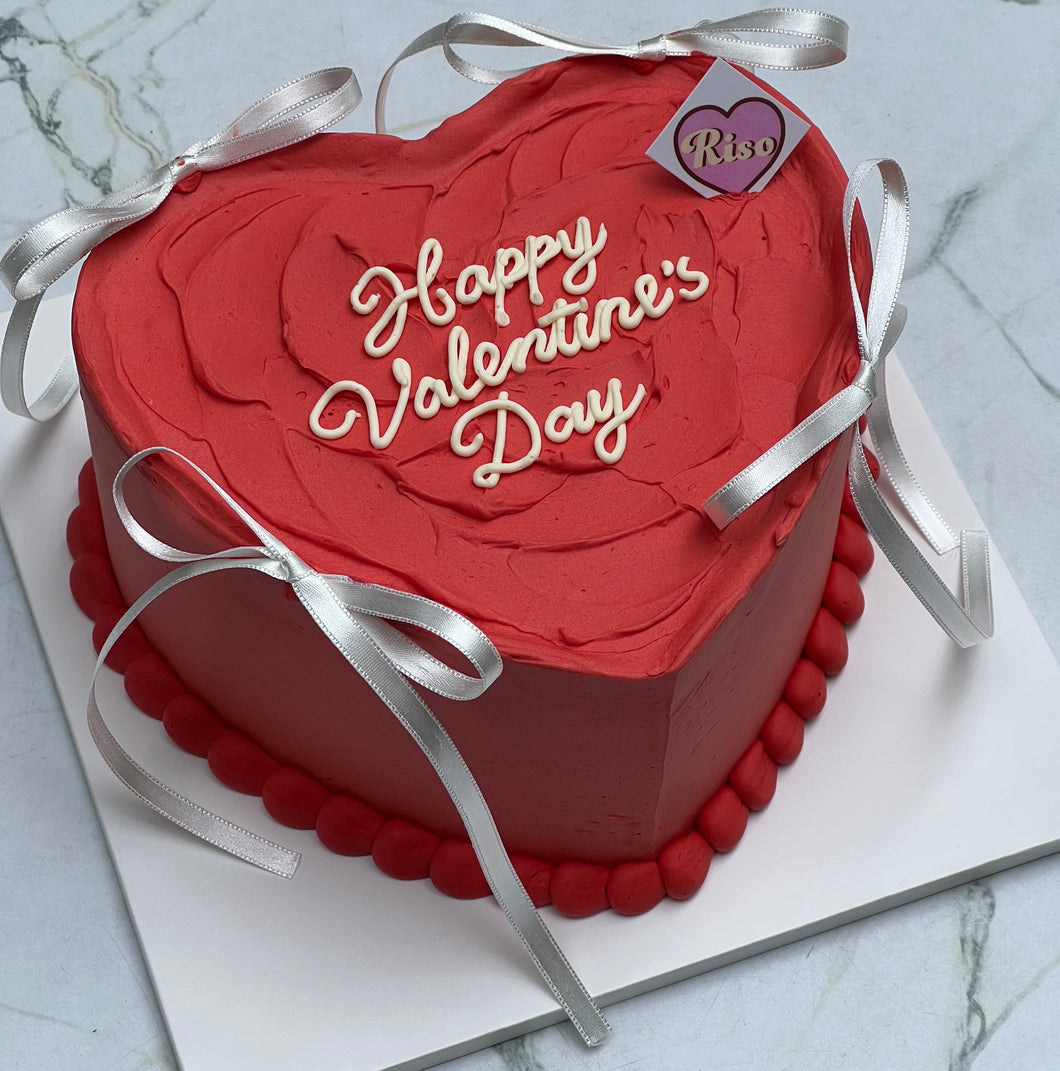 Heart Valentine's Day Cake