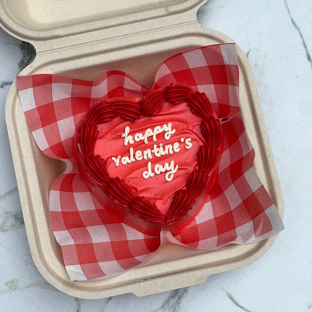 Valentine Love Lunch Box Cake