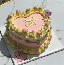 Load image into Gallery viewer, Rose Beauty Vintage Cake (Round/Heart)
