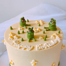 Load image into Gallery viewer, Frog Picnic Time Cake
