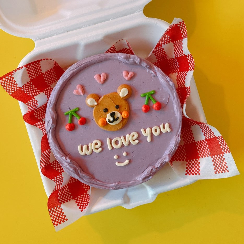 Cute Bear Lunch Box Cake