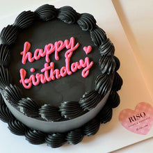 Load image into Gallery viewer, Simple Lettering Cake (Round/Heart)
