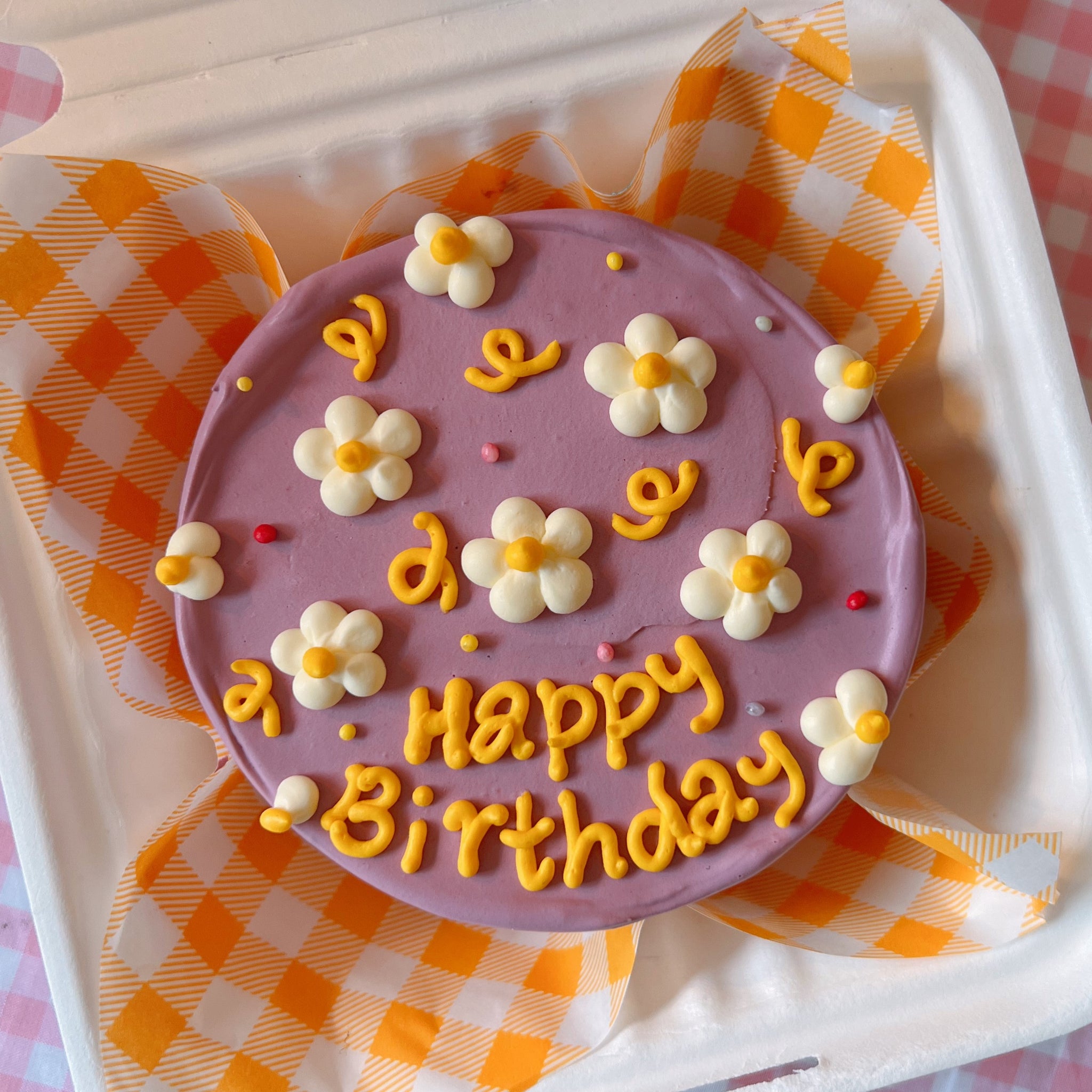 Mini Flower Lunch Box Cake – Riso Cake