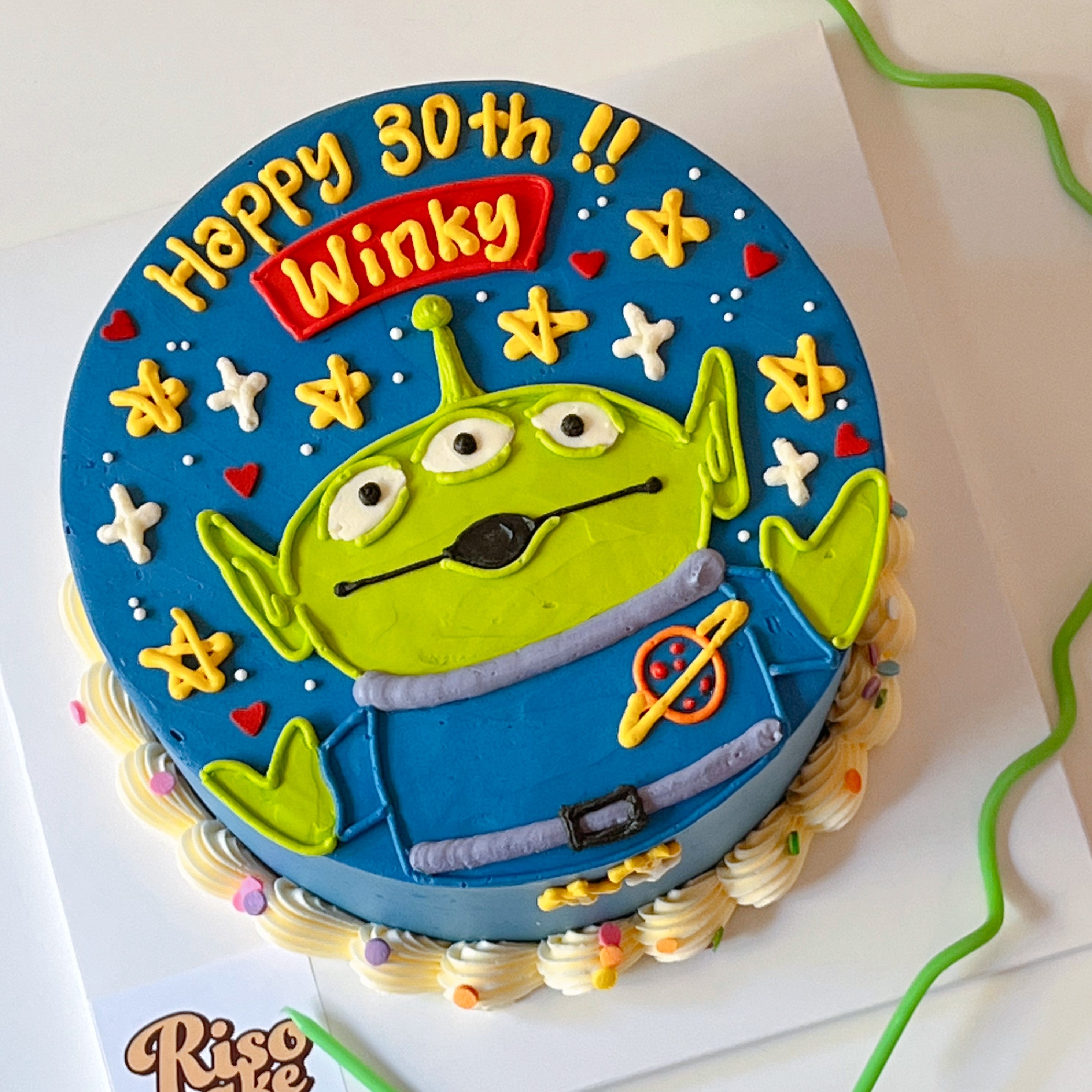 Toy Story Birthday Cake Topper Set Featuring Buzz Lightyear and Alien BRAND  NEW | eBay